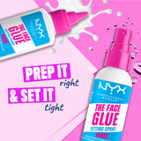 The Face Glue Setting Spray, Transfer-Resistant Waterproof Setting Spray, Up to 24HR Make Up Wear