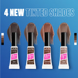 The Brow Glue Extreme Hold Eyebrow Setting Gel, 16 Hour Hold, Vegan Formula, Natural Finish, Brush Applicator