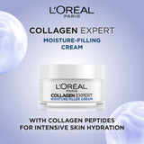 L’Oréal Paris Collagen Expert Moisture-Filling Cream, With Glycerin & Collagen Peptide Fractions