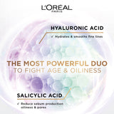 Hyaluron Expert Oil Control Deep Cleansing and Hydrating Gel, With Hyaluronic Acid and Salicylic Acid, for Combination to Oily Skin - 200ml