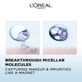 3-in-1 Refreshing and Moisturizing Micellar Water, Cleanse, Remove Makeup and Soothe, for Sensitive and Normal to Dry Skin, 400ml