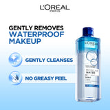 3-in-1 Bi-Phase Micellar Water, Deeply Cleanse, Remove Water Proof Makeup and Soothe, for All Skin Types and Sensitive Skin, 400ml