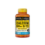 Oyster Shell Caclium 500mg with Vitamin D3
