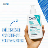 Blemish Control Cleanser Face Wash For Acne & Blemish Prone Skin with 2% Salicylic Acid, Niacinamide and Ceramides