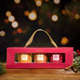 Mini Christmas Candle Set - Apples Popcorn Gingerbread