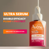 Avène Ultra Plumping Serum SPF 50+ Sunscreen 30ML | Ultra Light Hydrating Hyaluronic Acid Serum