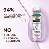 Garnier Ultra Doux Rice Water Infusion & Starch Shampoo, for Long Hair, Smooth and Shine