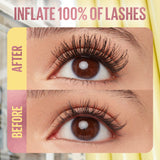 The Colossal Bubble Washable Mascara, Buildable Mascara Volume and Length Formula for Bold, Separated Lashes