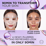Revitalift Glass Skin Hydrogel Glow Mask, Transform Your Skin For A Dewy, Plumped, Glass Skin In Only 90 Minutes, 1pc.