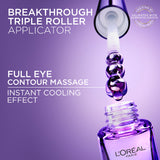 Hyaluron Expert Eye Serum, Targeted Eye Contour Treatment for Hydration and Plump, with Hyaluronic Acid and Caffeine, 20ml