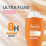 Ultra fluid Eclat Radiance SPF50+ Sunscreen 50ml | Ultra Light Hydrating Micropigments Tinted Sunscreen