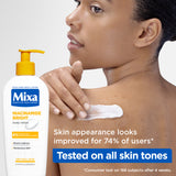 Mixa Niacinamide Bright Body Lotion - For Dry & Dull Skin in Need of Unifying - With Shea Butter, Niacinamide & Vitamin C