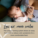 Advanced Anti-Colic Baby Bottles (0M+) - Pack of 2