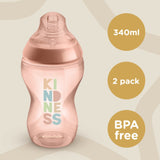 Closer To Nature Medium Flow Baby Bottles - Pack of 2