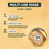 Garnier Ultra Doux Vegan Hair Food Cocoa Butter & Jojoba Oil 3-In-1 Treatment Mask for Curly Hair