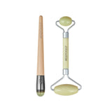 Jade Facial Roller and Eye Roller Duo