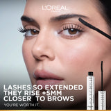 L’Oréal Paris Telescopic Extensionist Mascara for 24H Long-Lasting Curl, Volume, and Exceptional Lengthening Eyelashes with Eyelash-Extension Effect