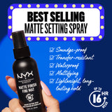 Setting Spray - Matte Finish, Lightweight, Long-Lasting, Extends Makeup Wear Up to 16 hours, Vegan and Cruelty Free Formula, 60ml