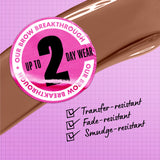 Zero to Brow Longwear Brow Gel, Transfer-resistant, fade-resistant, and smudge-resistant (Vegan)