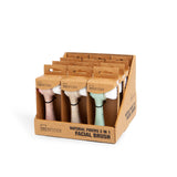 Natural Fiber Facial Brush 2in1