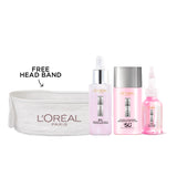 Glycolic Bright Face Serum & Glycolic-Bright Anti-Dark Spot Exfoliant Peel & lycolic Bright Anti-Dark Spot Daily UV Fluid Trio