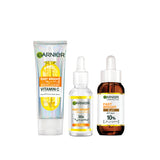 Fast Bright Serum Cleanser & Fast Bright Overnight Serum & Skin Active Day Serum Trio