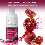 Organic Pomegranate Shampoo Perfect For Weak, Damaged & Colour-Treated Hair