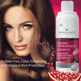 Organic Pomegranate Shampoo Perfect For Weak, Damaged & Colour-Treated Hair