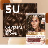 L’Oréal Paris Excellence Crème Universal Nudes Hair Coloration, Ammonia-free Conditioning Coloration with Micro Keratin for Long-lasting 100% Grey Coverage Natural Coloration