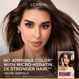 L’Oréal Paris Excellence Crème Universal Nudes Hair Coloration, Ammonia-free Conditioning Coloration with Micro Keratin for Long-lasting 100% Grey Coverage Natural Coloration