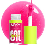 Fat Oil Lip Drip, Moisturizing, Shiny, Vegan Tinted Lip Gloss, Non-Sticky Finish, 12H Hydration, Squalane, Raspberry and Cloudberry Oils