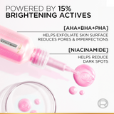 L’Oréal Paris Glycolic-Bright Anti-Dark Spot Exfoliant Peel 15% AHA + BHA + PHA + Niacinamide 25ml.