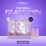 Revitalift Glass Skin Hydrogel Glow Mask Duo