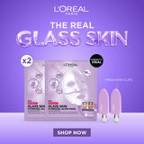 Revitalift Glass Skin Hydrogel Glow Mask Duo
