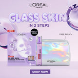 Revitalift Glass Skin Hydrogel Glow Mask & Revitalift Filler Glass Skin Moisturising Fluid