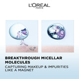 L’Oréal Paris 3-in-1 Refreshing Micellar Water, deep cleansing moisturize micellar for dry to normal skin