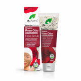 Dr Organic Rose Otto Face Scrub - Skin Society {{ shop.address.country }}