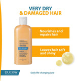 Ducray Nutricerat Nourishing Repairing Shampoo - Very Dry, Brittle and Damaged Hair - Skin Society {{ shop.address.country }}