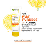 Garnier Fast Bright Vitamin C Brightening Face Wash - Skin Society {{ shop.address.country }}