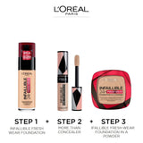 L'Oréal Paris Infaillible 24H Fresh Wear Foundation in a Powder - Skin Society {{ shop.address.country }}