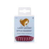 Lady Jayne Style Guards Maroon Kink Free Spirals - Pack of 4 - Skin Society {{ shop.address.country }}