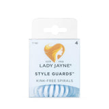 Lady Jayne Style Guards Sky Blue Kink Free Spirals - 4pk - Skin Society {{ shop.address.country }}