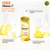 Garnier Fast Bright Vitamin C Brightening Purifying Face Gel Wash