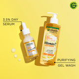 Garnier Fast Bright Vitamin C Brightening Purifying Face Gel Wash