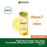 Garnier Fast Bright Vitamin C Brightening Purifying Face Gel Wash
