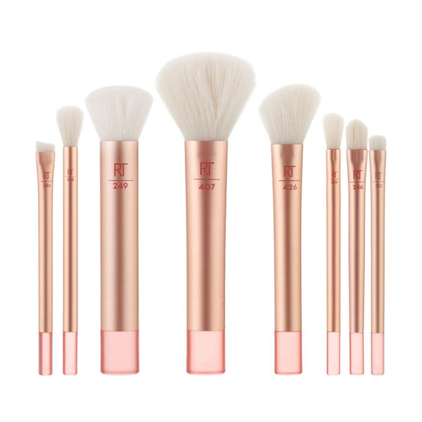 Real Techniques The Wanderer Makeup Brush Kit x8 - Skin Society {{ shop.address.country }}