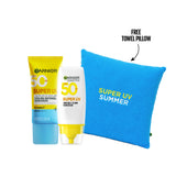 Skinactive Super UV Cooling Water Gel SPF50 & Super UV Invisible Serum Sunscreen SPF50+ Duo