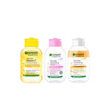 Garnier Mini Makeup Remover Trio 100ml – Vitamin C, Pink Sensitive & Oil-Infused