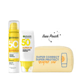 Garnier SPF 50 Super UV Invisible Air Mist & Invisible Serum Duo