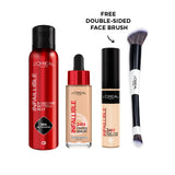 Infallible 24H Tinted Serum & Infallible Waterproof Concealer & Infallible 3 Seconds Makeup Setting Mist Trio